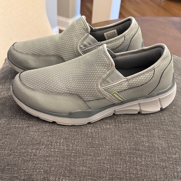 Skechers Other - Skechers Men's Light Gray Slip-On Loafers